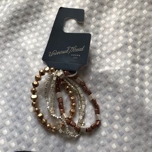 Boho Golden and Silver Bracelet Set